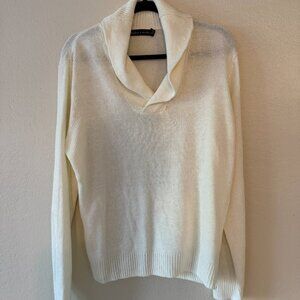 Ralph Lauren Men's Ivory Knit Sweater Size L
